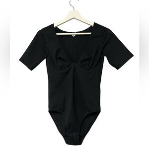 ARKET Pointelle Perforated Wired Bodysuit